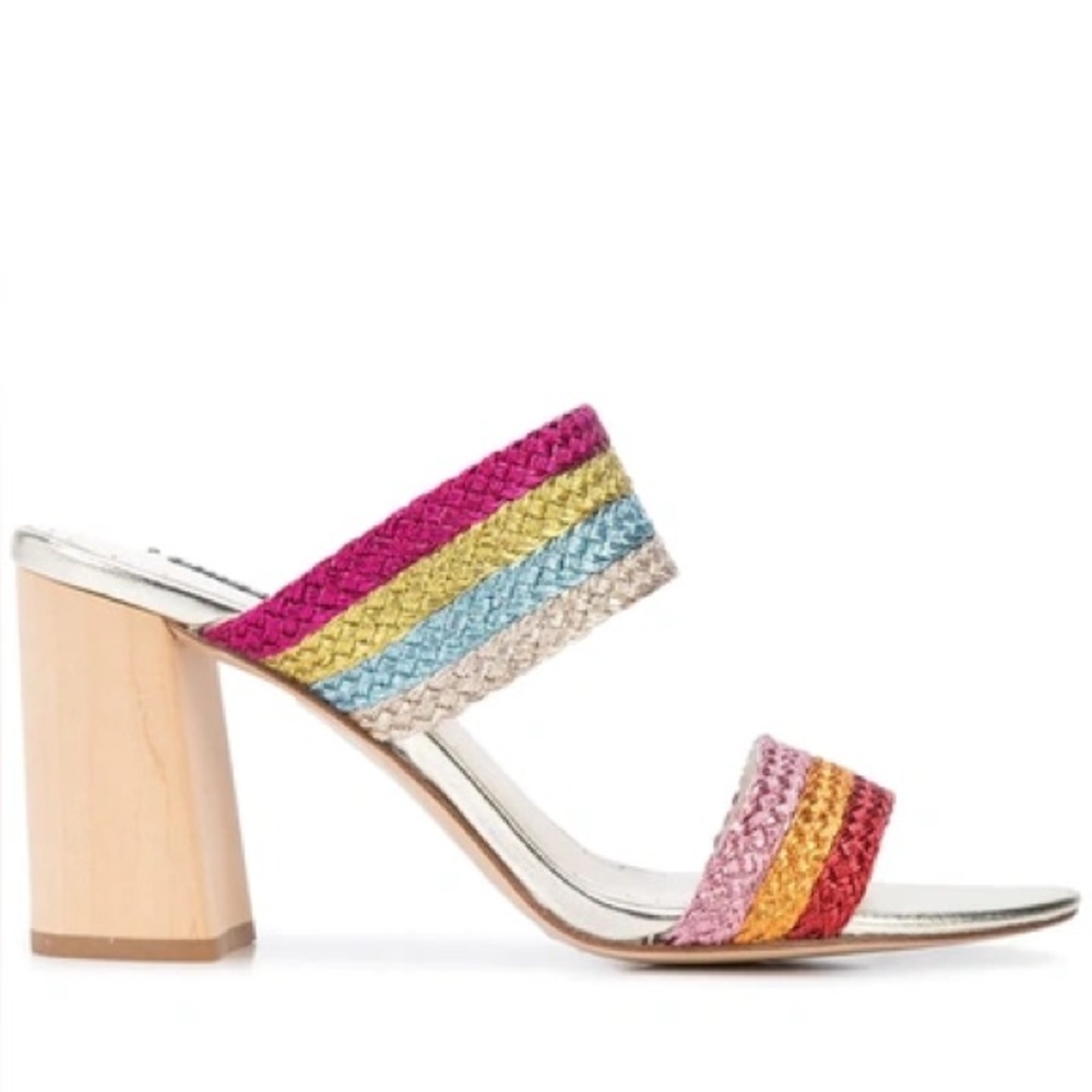 Alice + Olivia Loni Mule in Multi Size 8